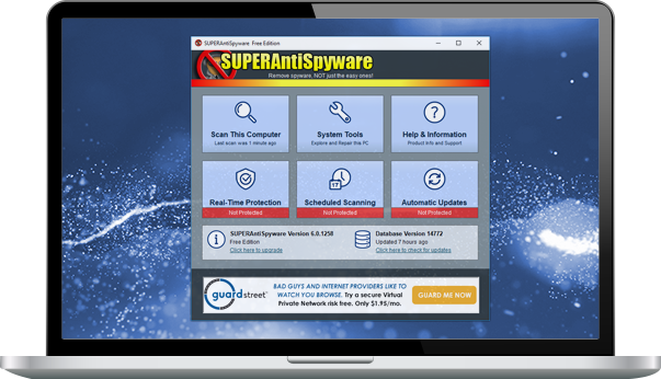 SuperAntiSpyware Free Edition – Phần mềm diệt spyware miễn phí