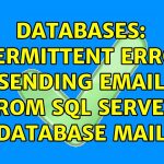Lỗi “The mail could not be sent to the recipients because of the mail server failure” khi cấu hình gửi mail trong SQL Server
